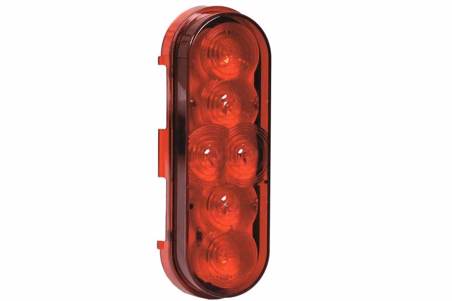 Maxxima Stop/Turn/Tail Light, Oval, Red