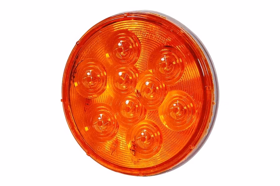 Maxxima 4" Round Amber Park / Rear Turn Light w/ 9 LEDs