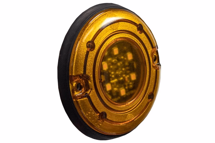 4418-whelen-3-round-led-flasher-amber-1.jpg Whelen 3 Round LED Flasher - Amber