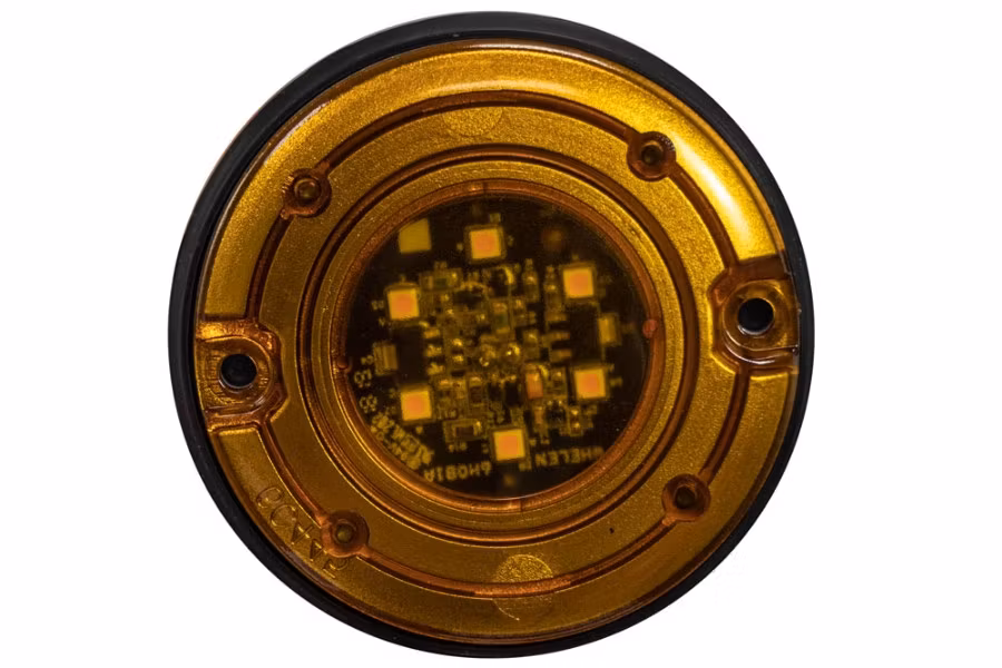 4418-whelen-3-round-led-flasher-amber-2.jpg Whelen 3 Round LED Flasher - Amber