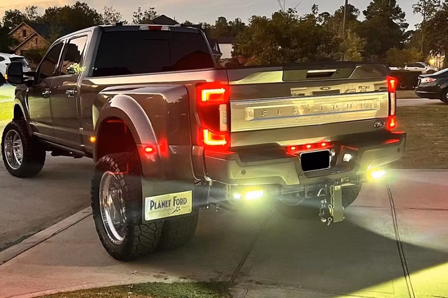 Race Sport Ford F250-F450 Super Duty Reverse LED Hitch Bar