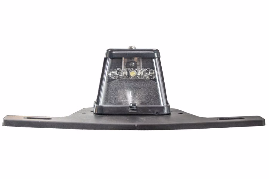 4453-miller-led-license-light-w-black-bracket-2.jpg Miller LED License Light w/ Black Bracket