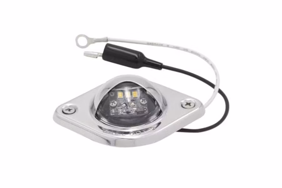 Maxxima LED License Light Polished Stainless Housing