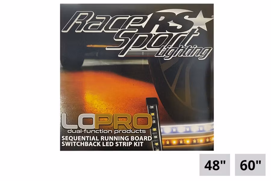 Race Sport LoPRO Sidekick Sequential Running Board LED Strip Kit