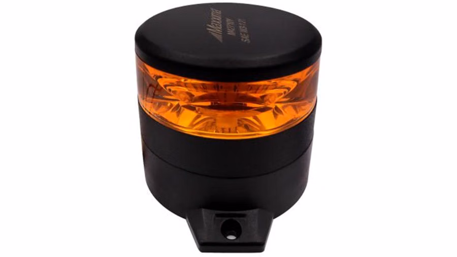 Maxxima LED Amber Flashing Warning Beacon 12-80 VDC