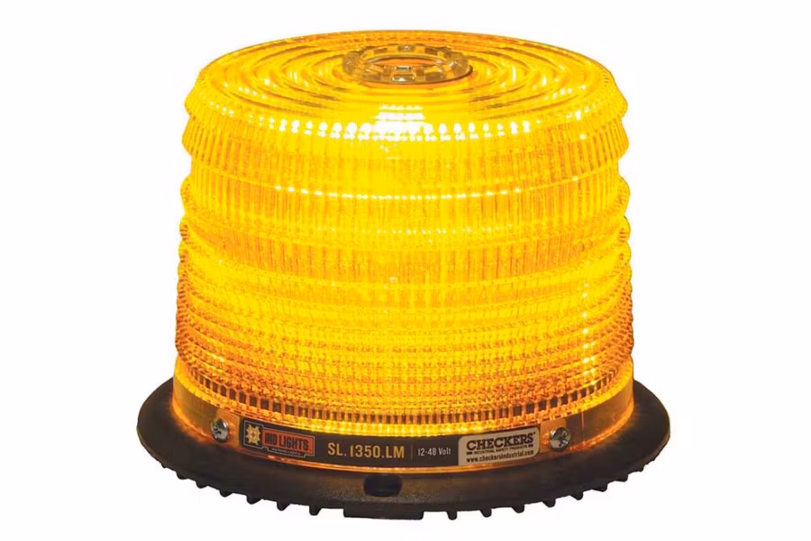 4603-checkers-safety-class-1-amber-led-beacon-magnetic-mount-1.jpg Checkers Safety Class 1 Amber LED Beacon, Magnetic Mount