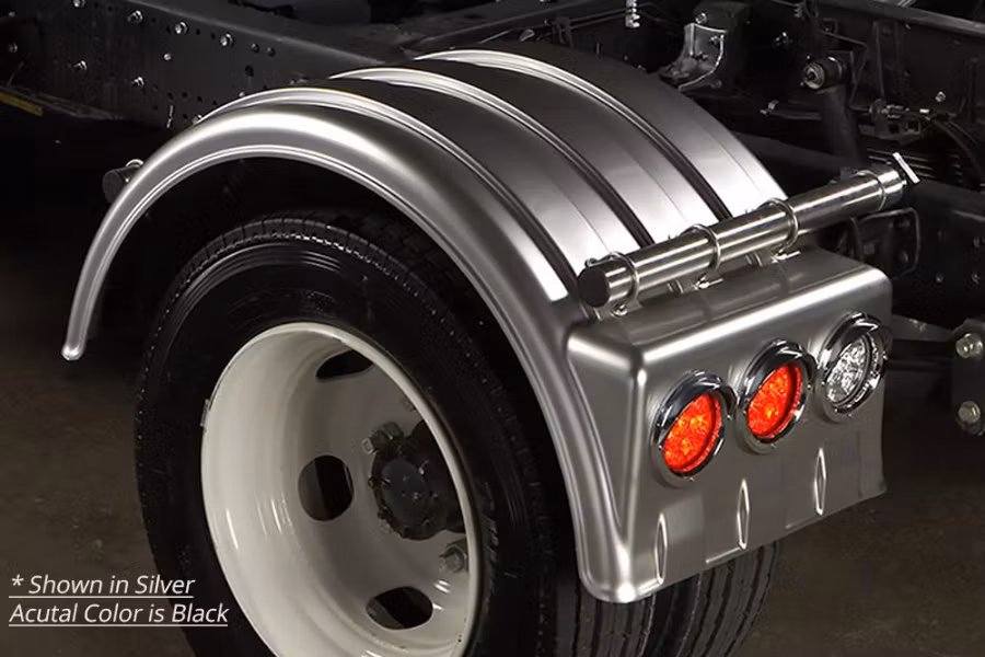 Minimizer 22.5" Black Plastic Fender