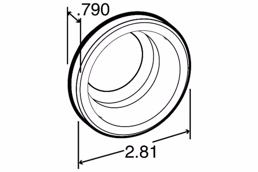 Truck-Lite 2" Open Back Grommet