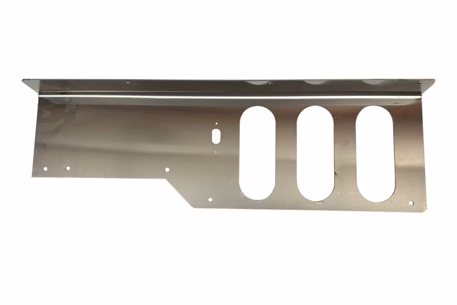 Miller Vulcan Carrier Tail Light Face Plate Horizontal Lights Right Hand LCG Series Stainless Steel