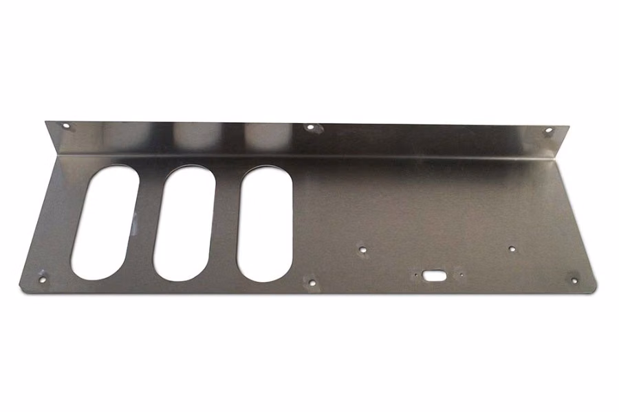 Miller Tail Light Mounting Plate Stainless Steel Left Hand