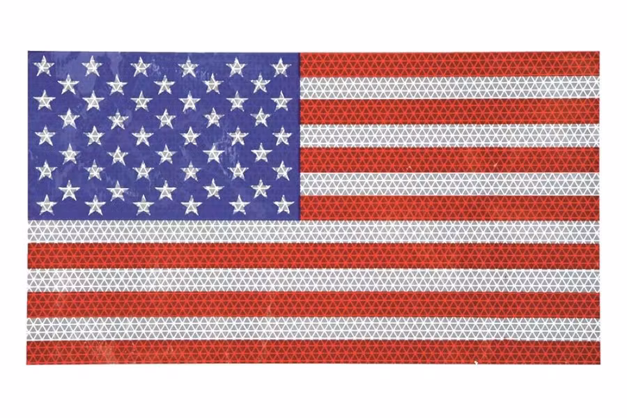 Orafol Reflexite Daybright Retroreflective American Flag Decal