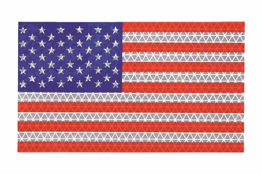 Orafol Reflexite Daybright Retroreflective American Flag Decal