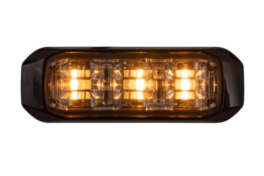 Buyers 3 1/2 Inch Wide Angle Tri Color Led Strobe Lights