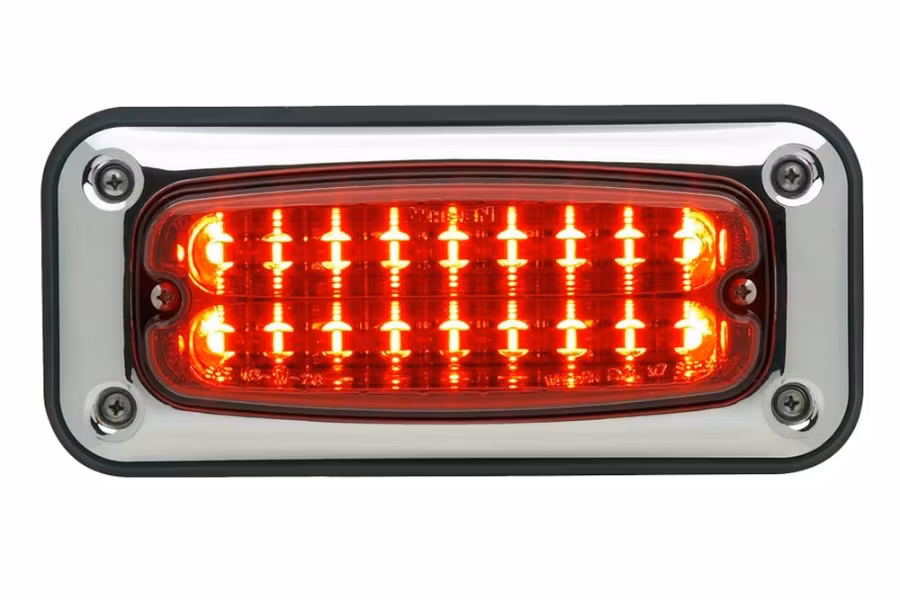 Whelen M7 Series Chrome Flange Conversion
