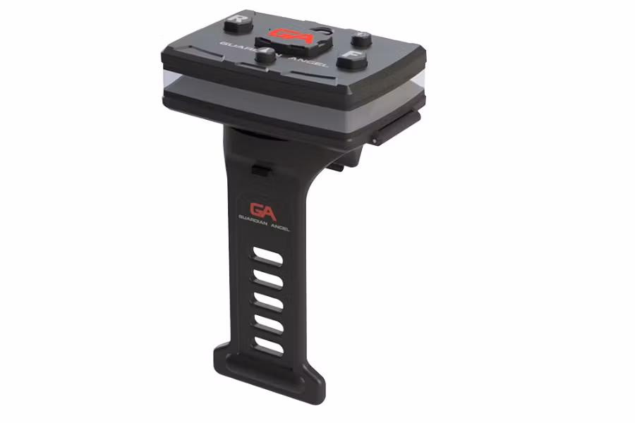 Guardian Angel Elite Series Bike/Rail Rubber Strap Mount with Magnetic Mount