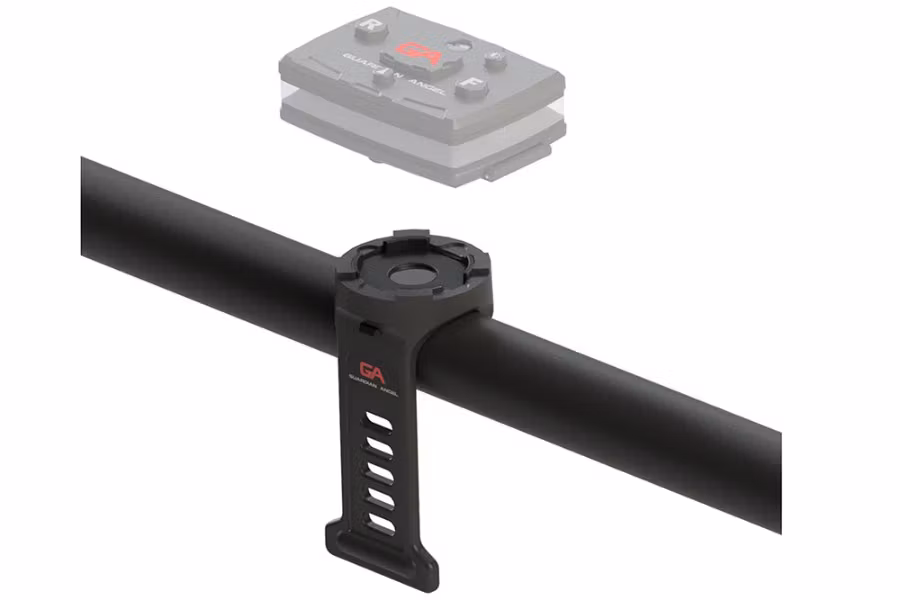 Guardian Angel Elite Series Bike/Rail Rubber Strap Mount with Magnetic Mount