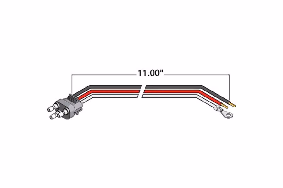 Truck-Lite Stop/Turn/Tail PL-3 Stripped End/Ring Terminal Plug
