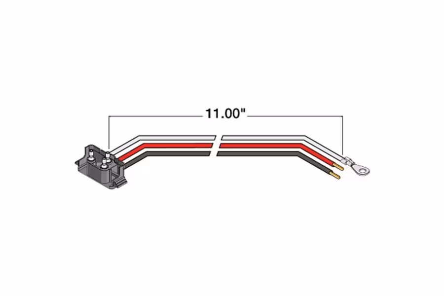 Truck-Lite Stop/Turn/Tail Stripped End/Ring Terminal Plug