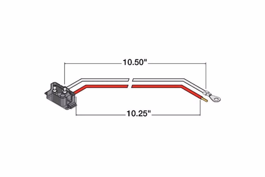 Truck-Lite Stop/Turn PL-2 Stripped End/Ring Terminal Plug
