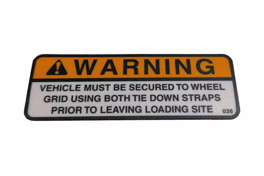 Secure Vehicle Decal