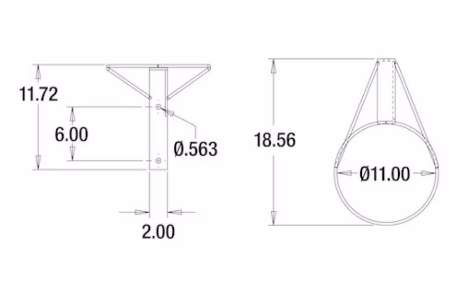 Buyers Products Vertical Cone Holder