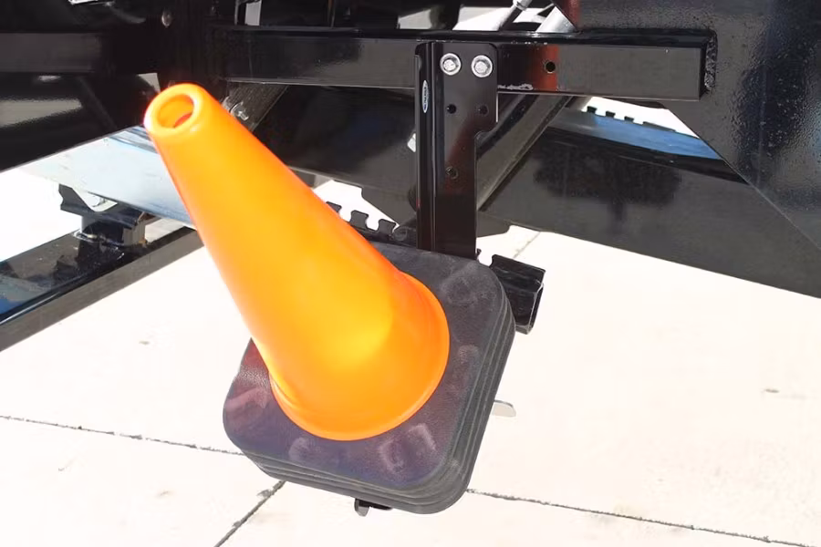 Zip's 18" Safety Cone Angled Mount
