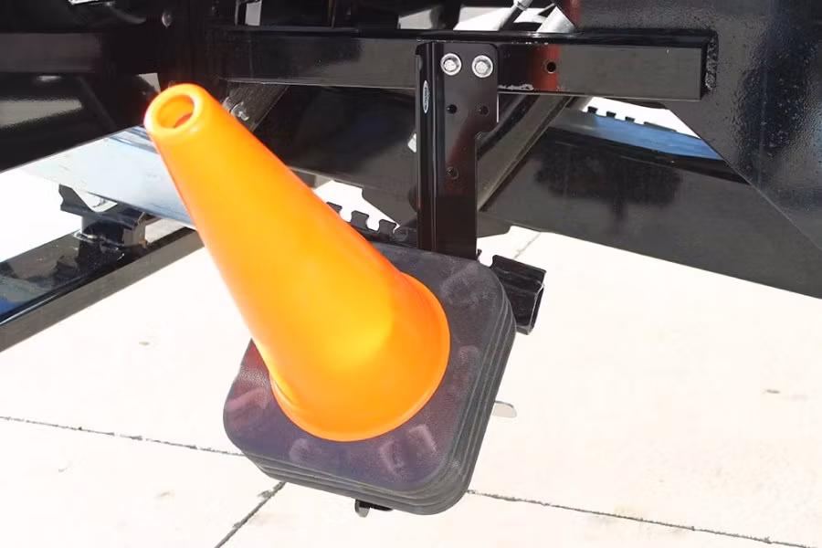 In The Ditch Safety Cone 18in Angled Mount