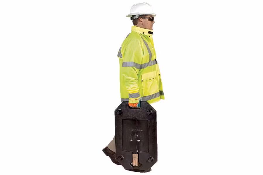 TrafFix Devices Zephyr Sign Stand with Latch Bracket Assembly