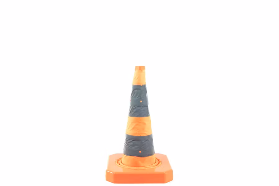 Cortina 28"H Collapsible Cone with LED Cone Light