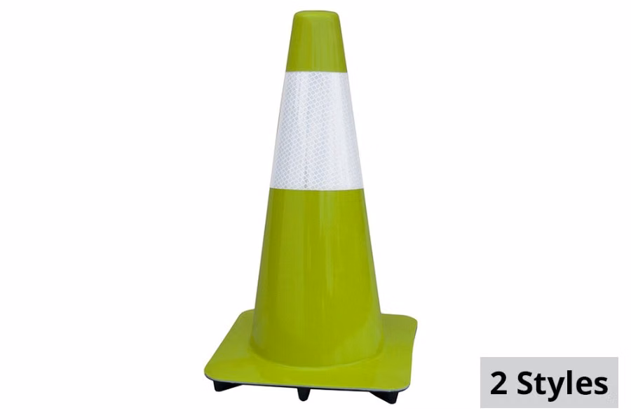TAPCO Lime Reflective Traffic Cone