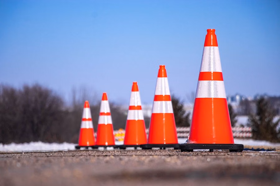 5399-tapco-28-quot-orange-reflective-heavy-base-cone-1.jpg TAPCO 28" Orange Reflective Heavy Base Cone