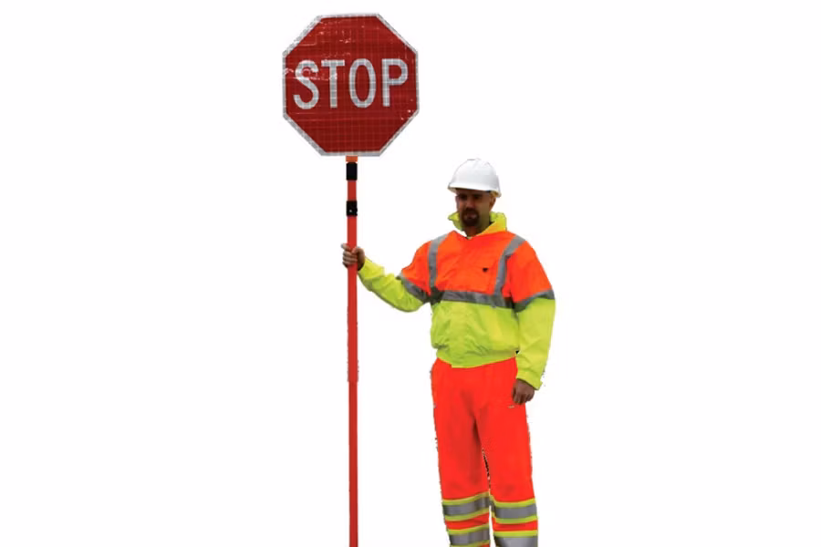 Dicke Safety Roll-up Stop/ Slow Paddle