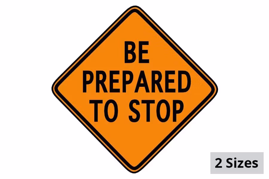 5534-sign-and-safety-equipment-orange-quot-be-prepared-to-stop-quot-roll-up-sign-1.jpg Sign and Safety Equipment Orange "Be Prepared To Stop" Roll-Up Sign