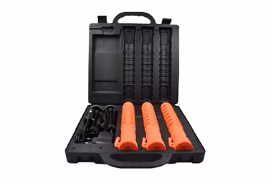 Race Sport 3-Piece LED Baton Flare Emergency Safety Kit