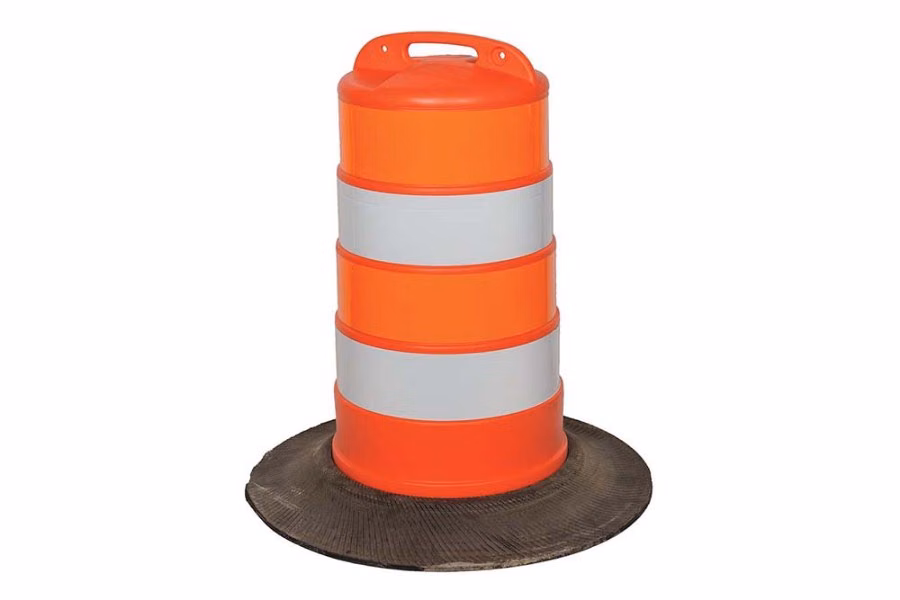 5604-cortina-traffic-barrel-rubber-base-1.jpg Cortina Traffic Barrel Rubber Base
