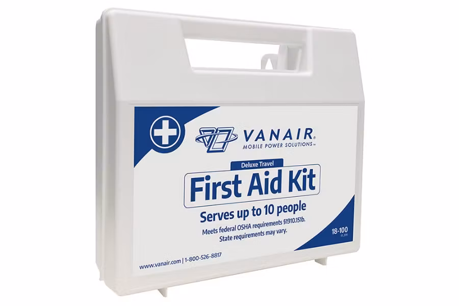 VanAir Deluxe Travel 62-Piece First Aid Kit