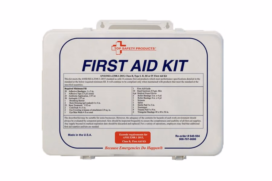 Top Safety Class A First Aid Kit