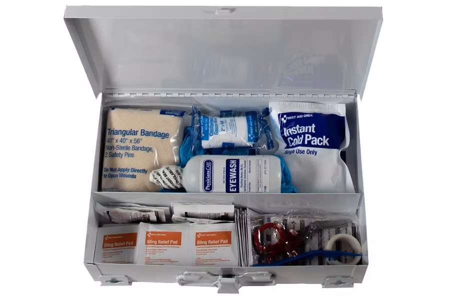 VanAir Deluxe Industrial 106-Piece First Aid Kit