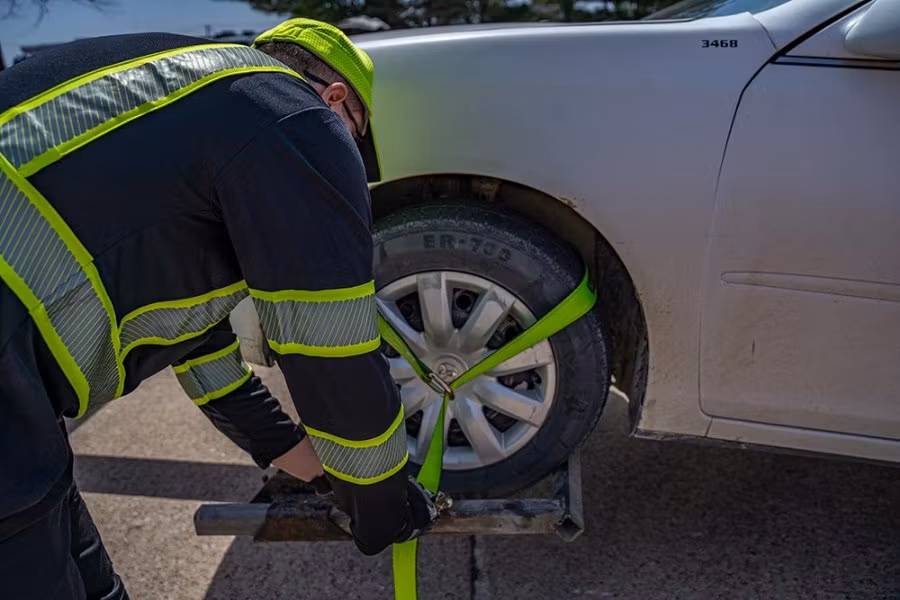 SafeAll Tie-Down Strap with D-Ring