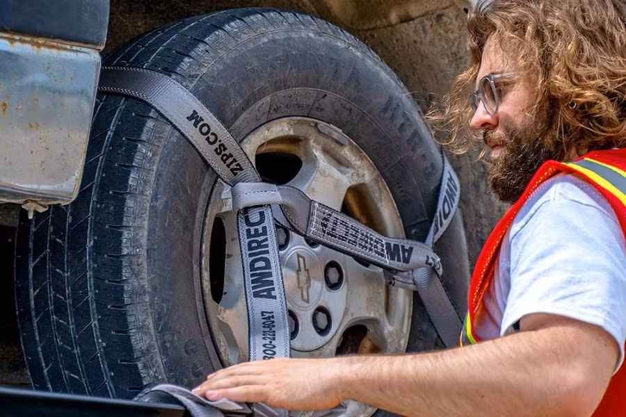 AW Direct 8-Point Tie-Down Assembly w/ Chains