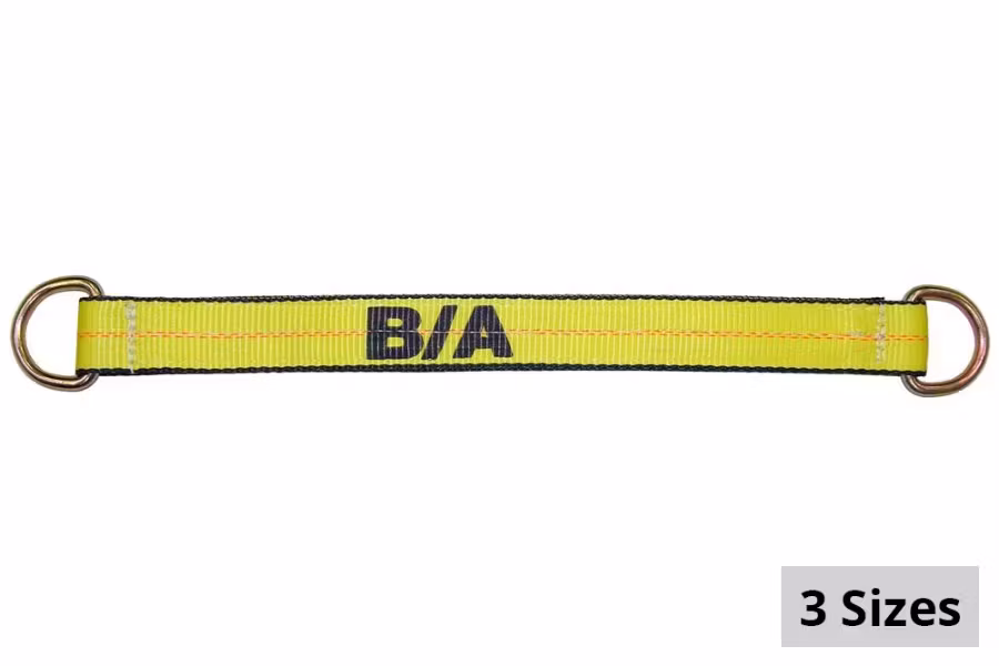B/A Products Axle Straps w/ D-Rings 3 Ply