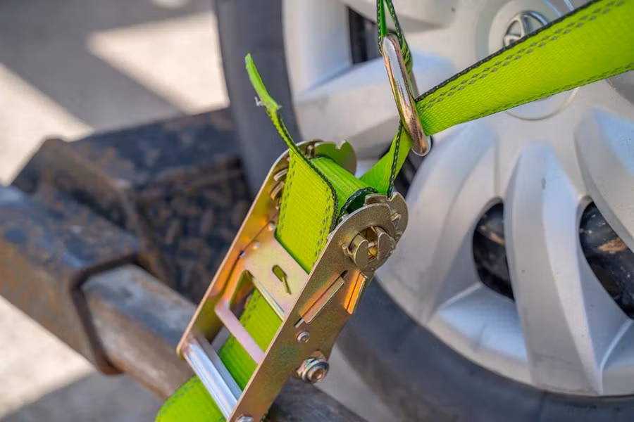 SafeAll Wheel Lift Tie-Down with D-Ring