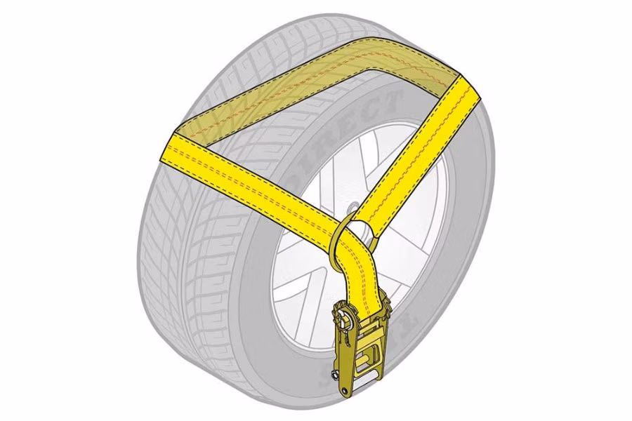 WreckMaster Lasso Wheel Lift Strap