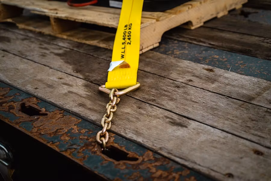 Zip's 2" Ratchet Tie-Down Assembly w/ Chain and Grab Hooks