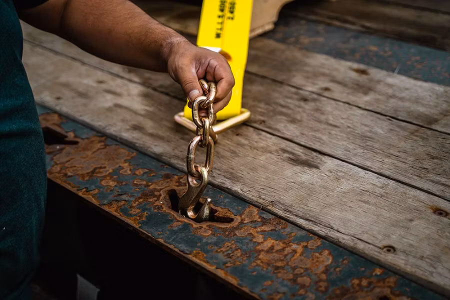 Zip's 3" Ratchet Tie-Down Assembly w/ Chain and Grab Hooks