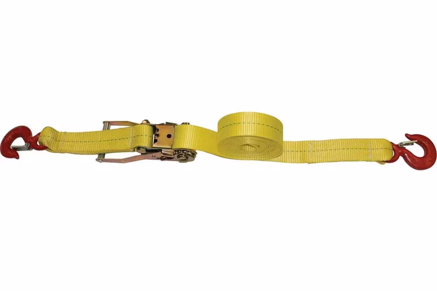 B/A Tie Down w/ Ratchet & Slip Hooks 2" x 15'