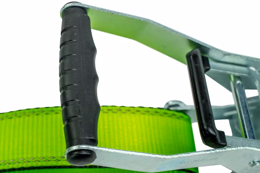 SafeAll 2" Cargo Tiedown with Double J Hook and Ergo Ratchet Buckle