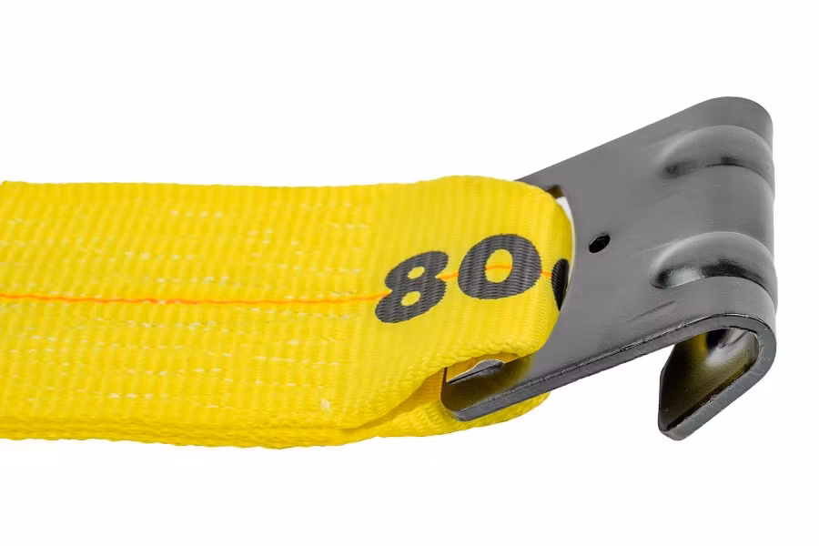 Zips 4"x18" Fixed End Cargo Strap with Flat Hook