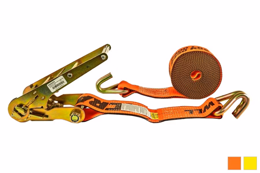 Ancra 4" Tie-Down Assembly  w/ Double J Hooks
