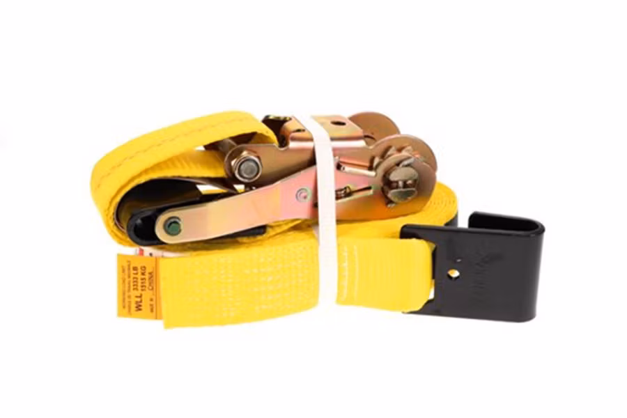 Ancra 2" Tie-Down Assembly w/ Flat Hooks and Wide Handled Ratchet